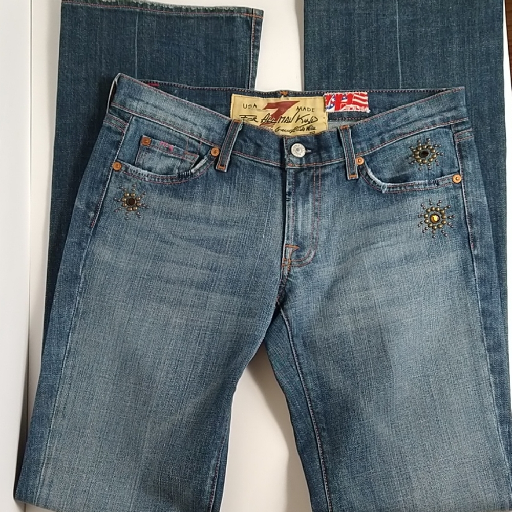 7 For All Mankind Great Wall China Embellished 29